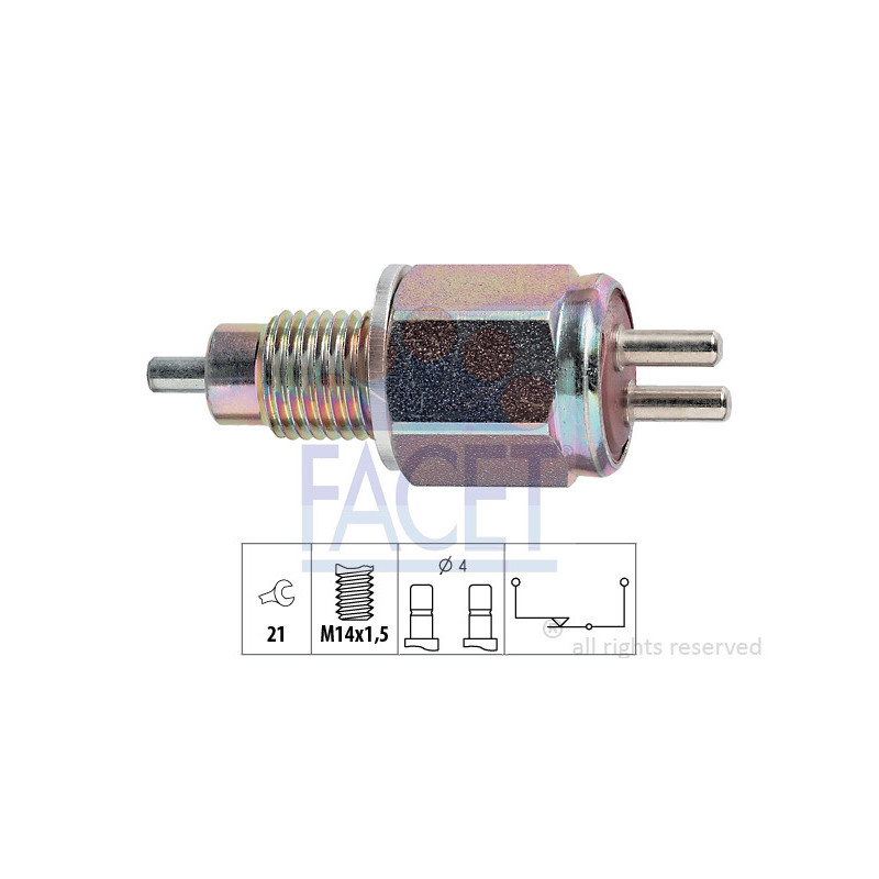 Contacteur des feux de recul FACET