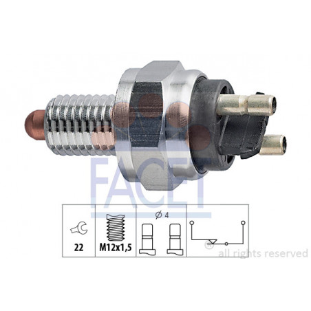 Contacteur des feux de...