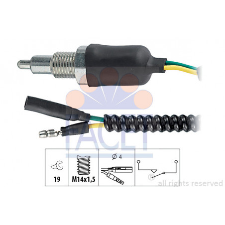 Contacteur des feux de...