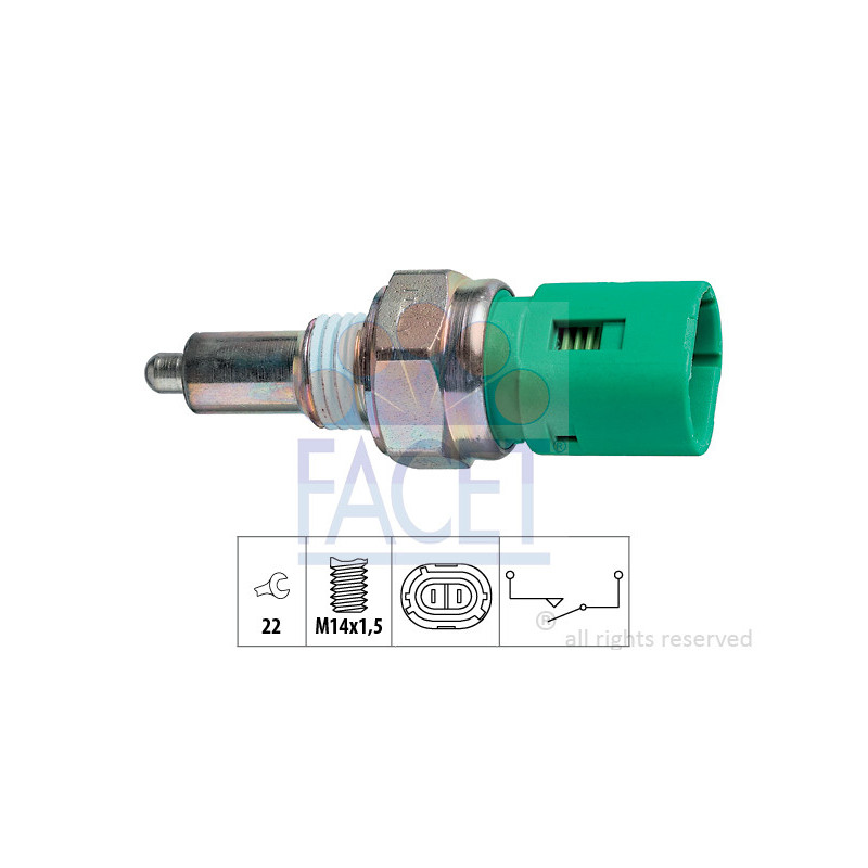 Contacteur des feux de recul FACET