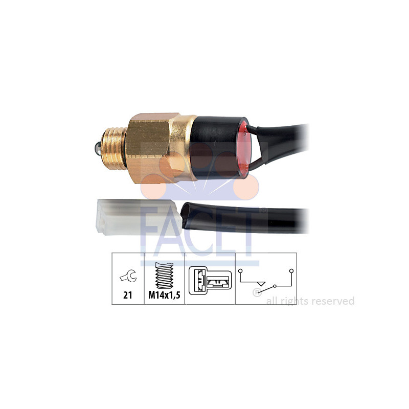 Contacteur des feux de recul FACET