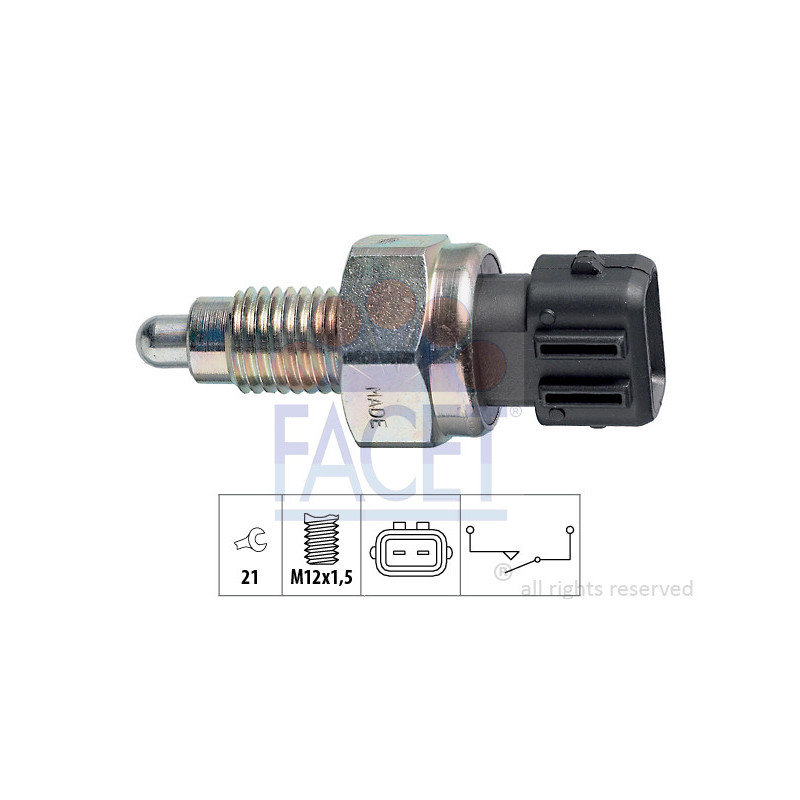 Contacteur des feux de recul FACET