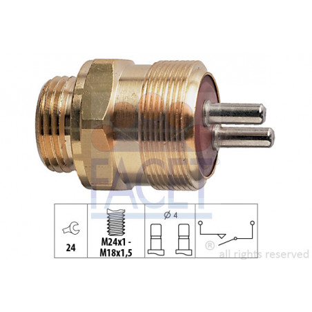 Contacteur des feux de...