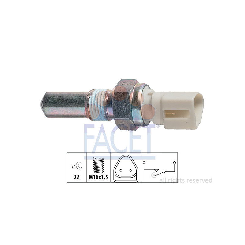 Contacteur des feux de recul FACET