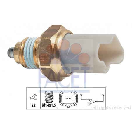 Contacteur des feux de...