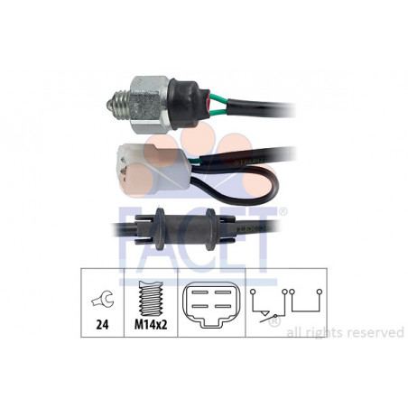 Contacteur des feux de...