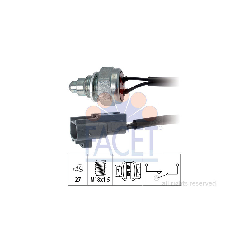 Contacteur des feux de recul FACET