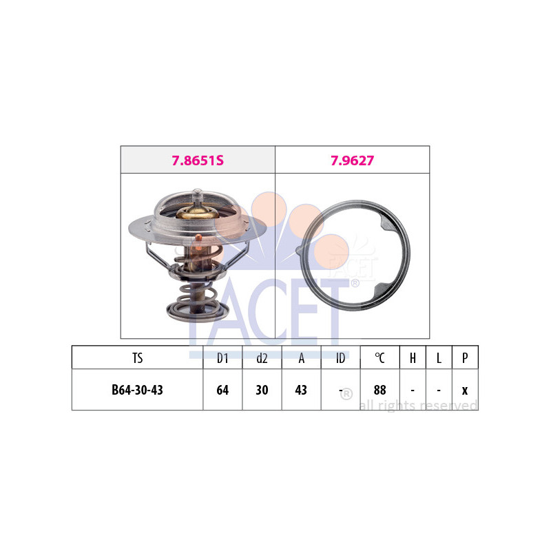 Thermostat d'eau FACET
