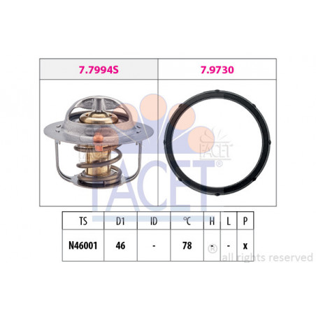 Thermostat d'eau FACET