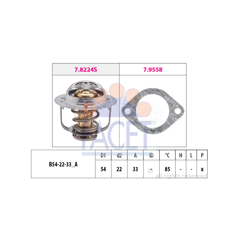 Thermostat d'eau FACET