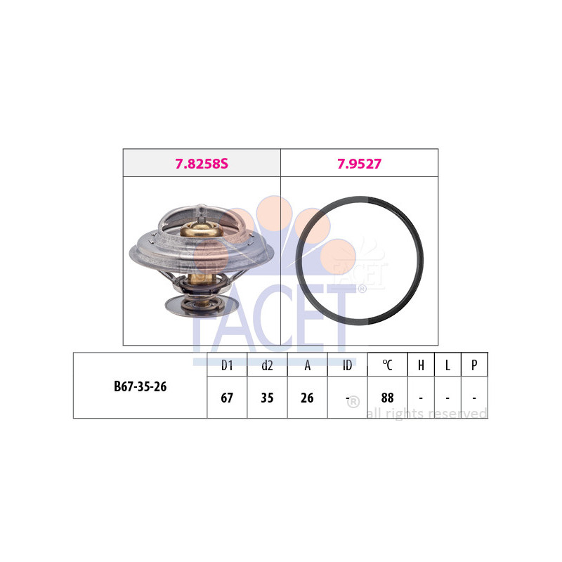 Thermostat d'eau FACET