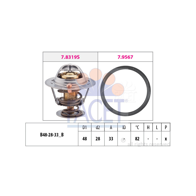 Thermostat d'eau FACET