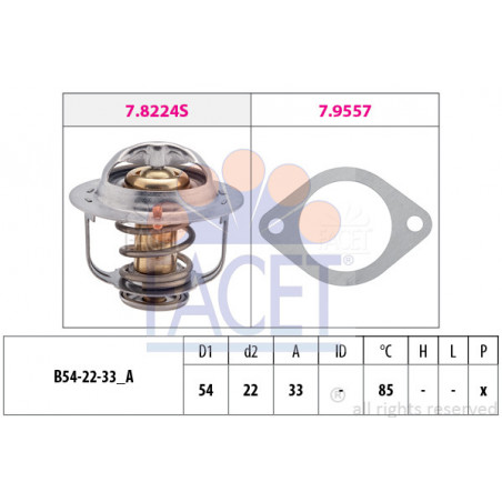 Thermostat d'eau FACET