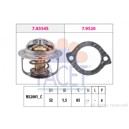 Thermostat d'eau FACET