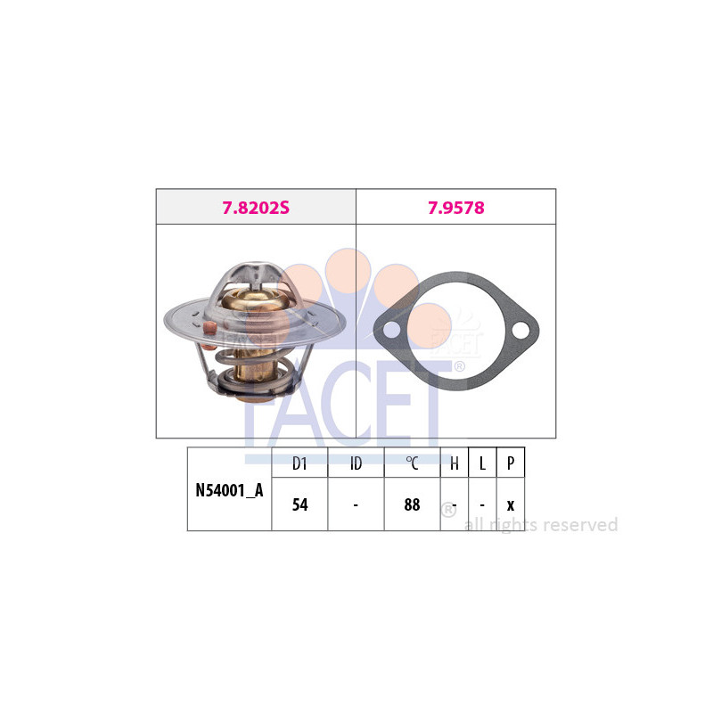 Thermostat d'eau FACET