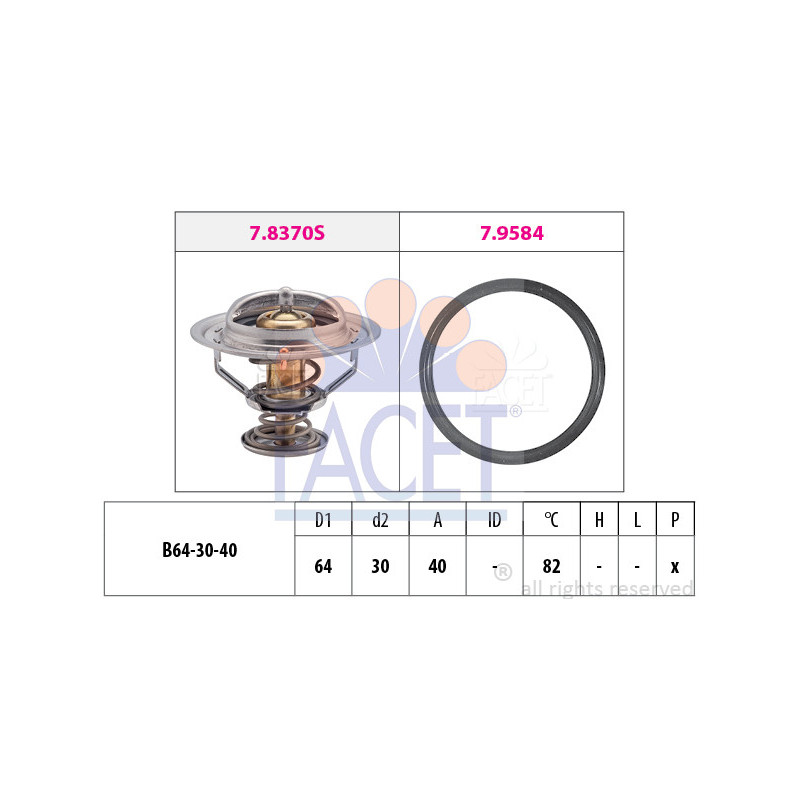 Thermostat d'eau FACET