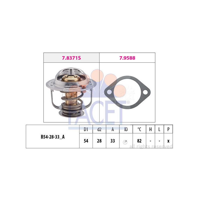 Thermostat d'eau FACET