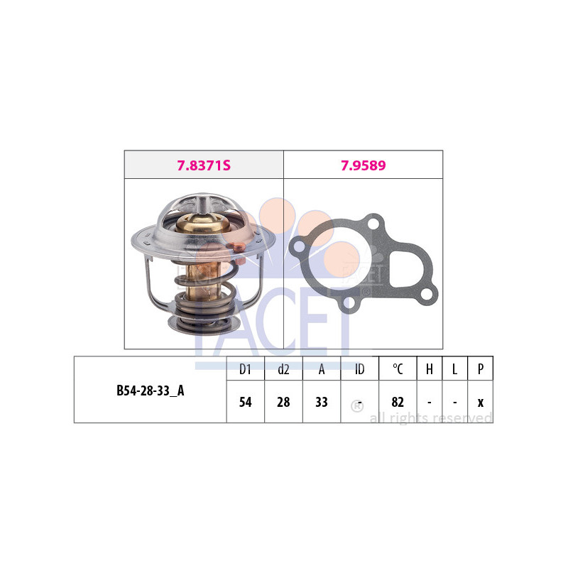 Thermostat d'eau FACET