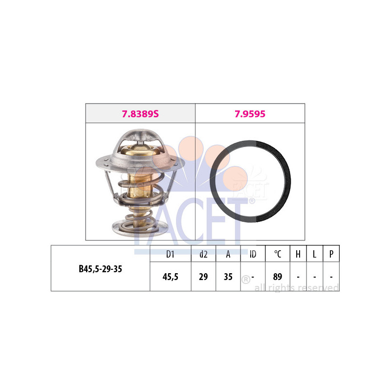 Thermostat d'eau FACET