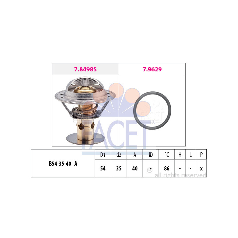 Thermostat d'eau FACET