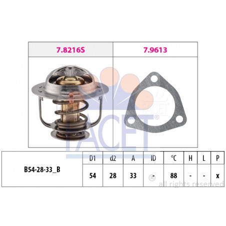 Thermostat d'eau FACET
