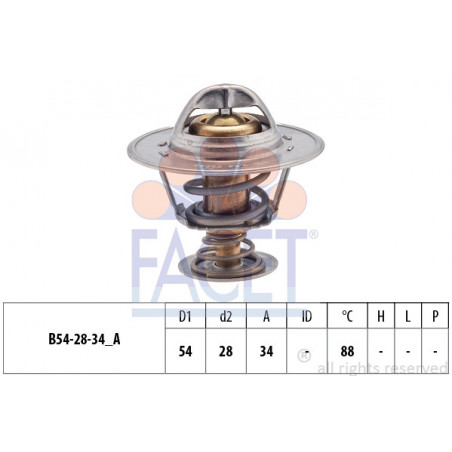 Thermostat d'eau FACET