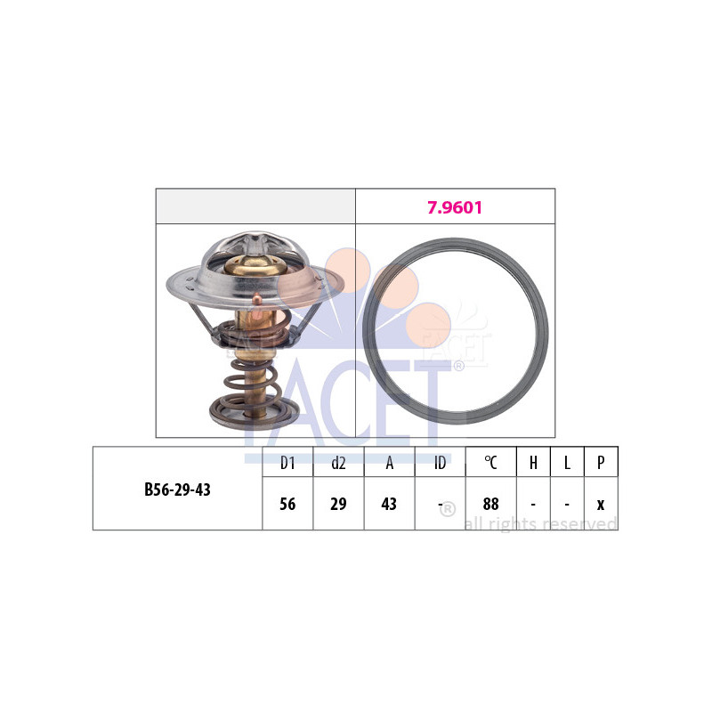 Thermostat d'eau FACET