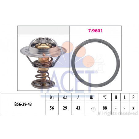 Thermostat d'eau FACET