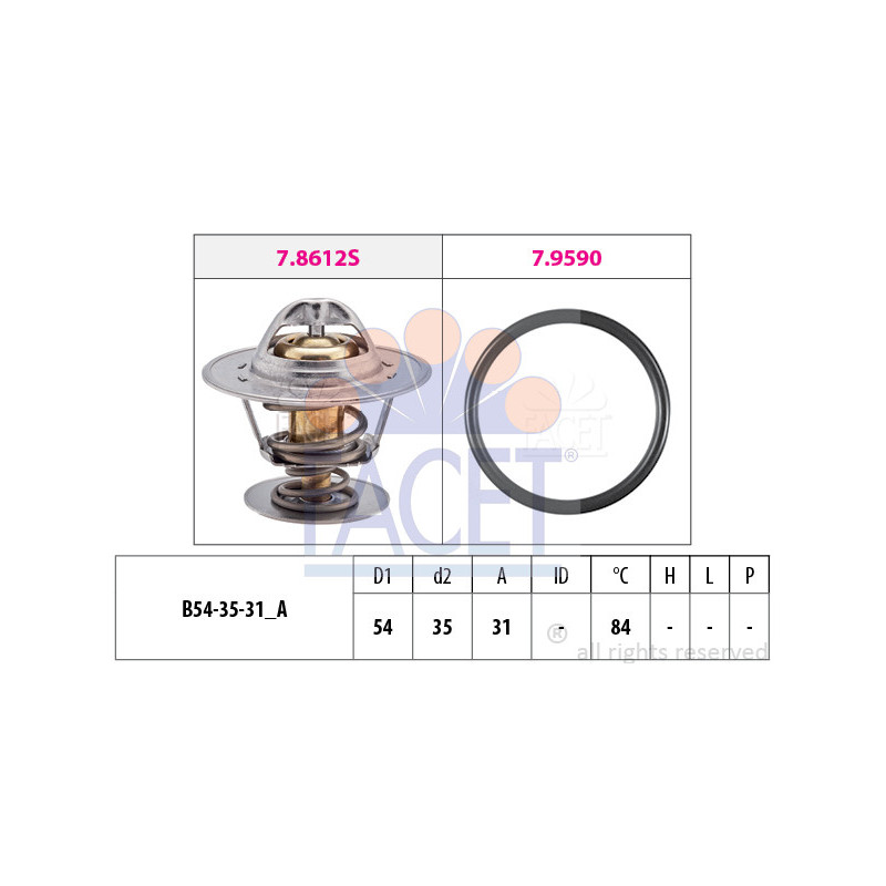 Thermostat d'eau FACET