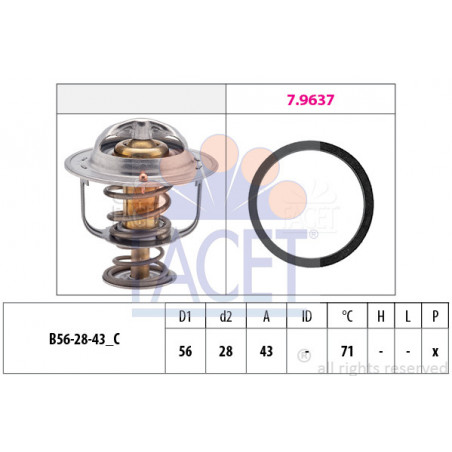 Thermostat d'eau FACET