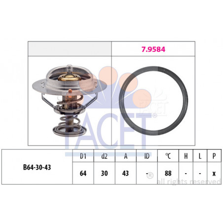 Thermostat d'eau FACET