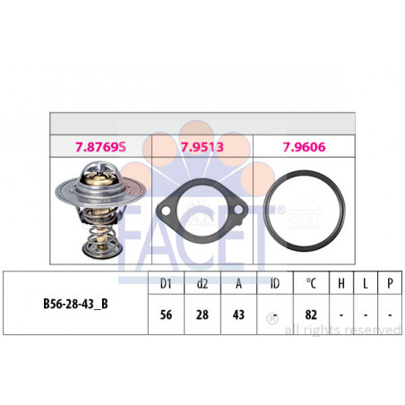 Thermostat d'eau FACET