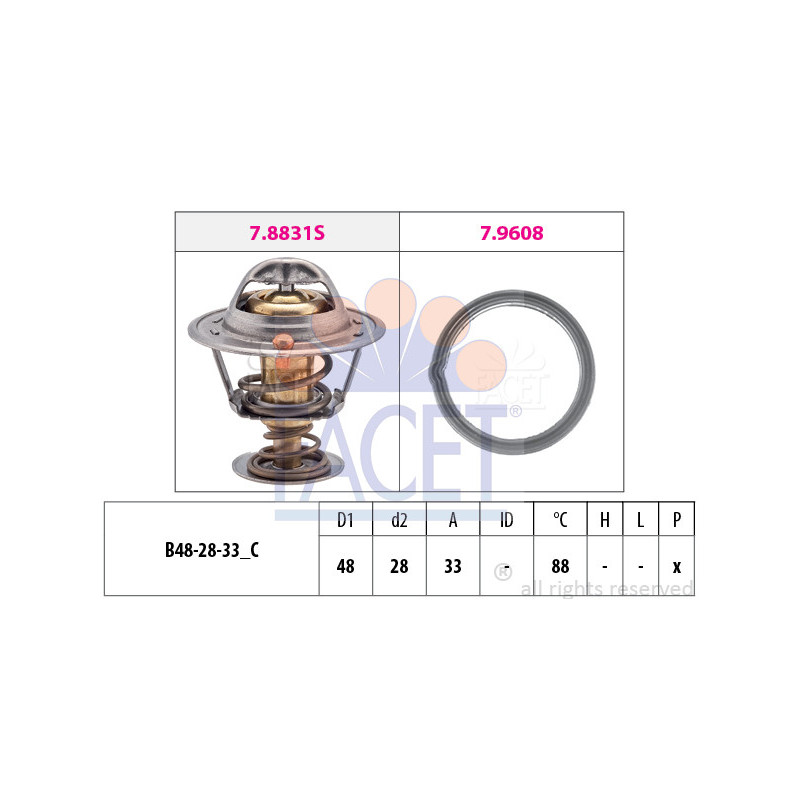 Thermostat d'eau FACET