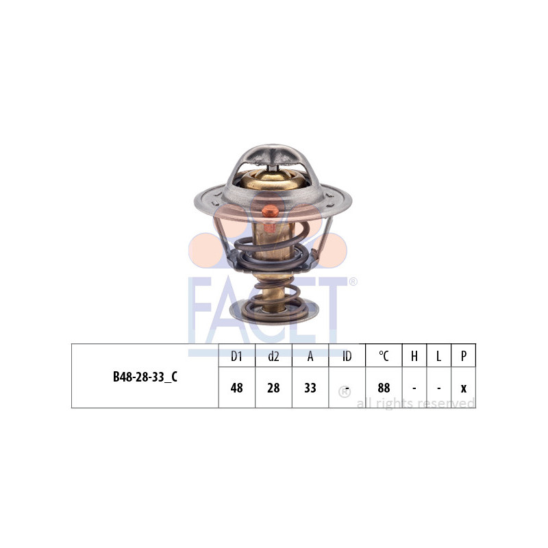 Thermostat d'eau FACET