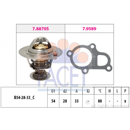Thermostat d'eau FACET