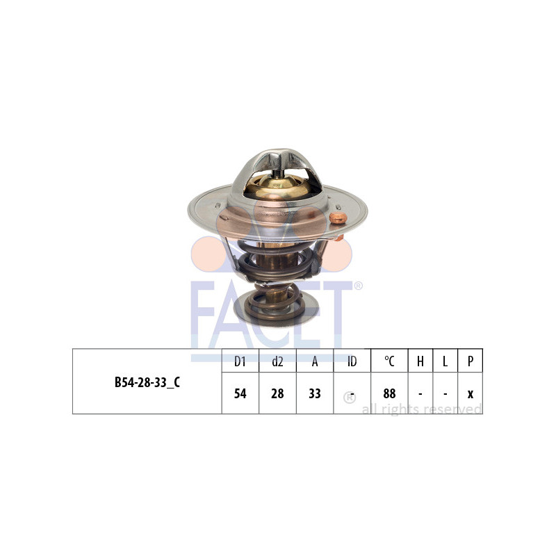 Thermostat d'eau FACET