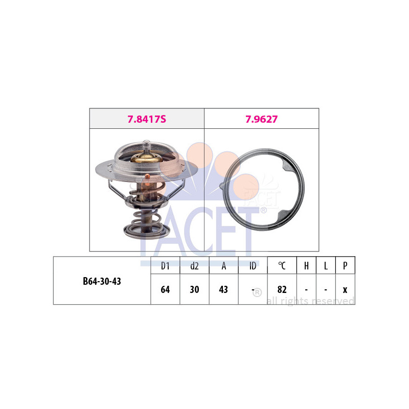 Thermostat d'eau FACET