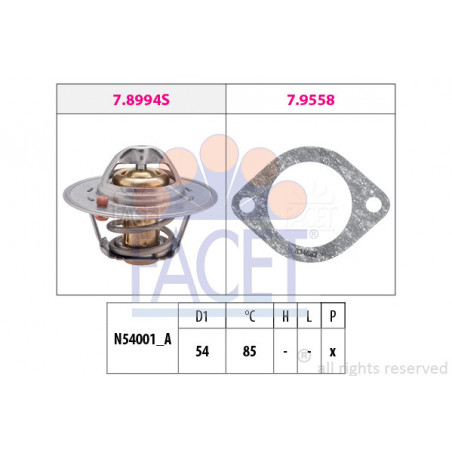 Thermostat d'eau FACET