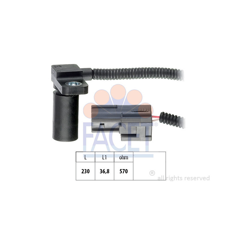 Capteur de vitesse de roue (transmission auto) FACET