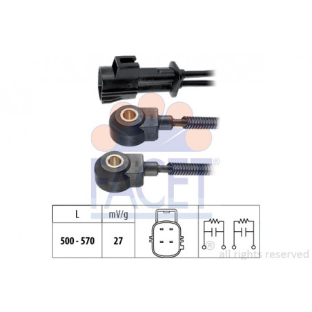 Capteur de cognement FACET