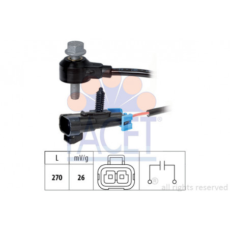 Capteur de cognement FACET