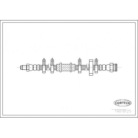 Flexible de frein CORTECO