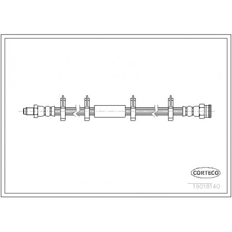 Flexible de frein CORTECO