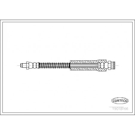 Flexible de frein CORTECO