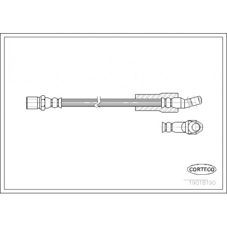 Flexible de frein CORTECO