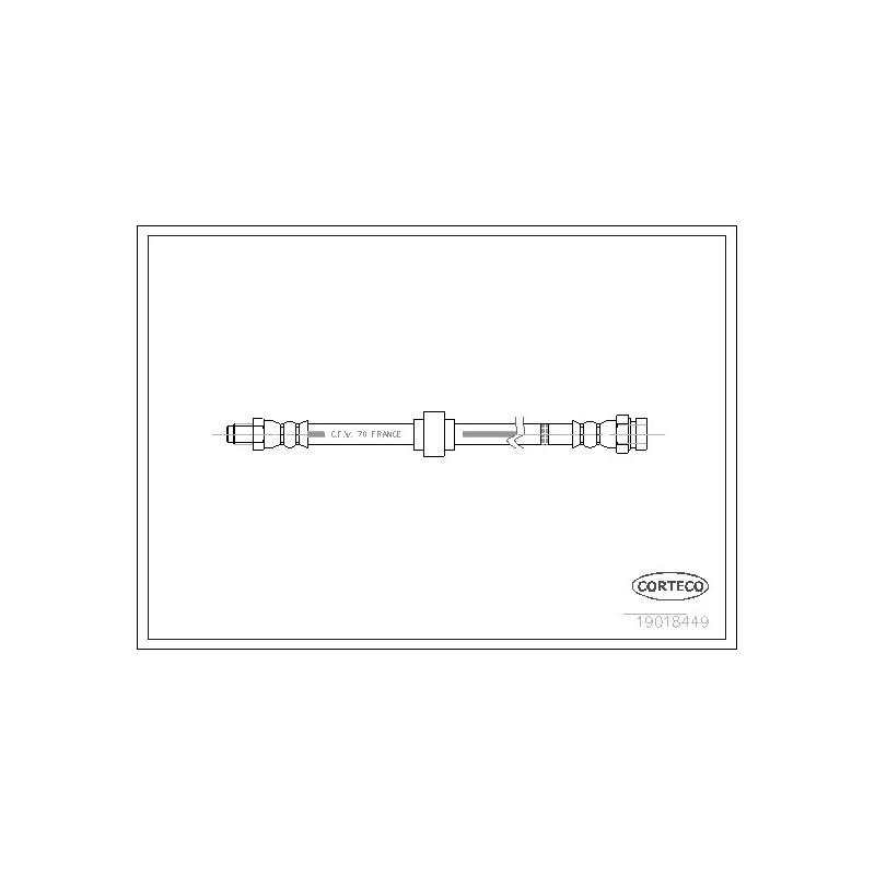 Flexible de frein CORTECO