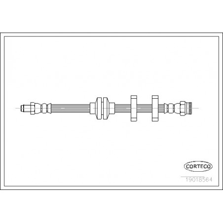 Flexible de frein CORTECO
