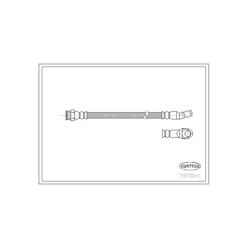Flexible de frein CORTECO