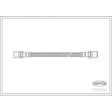 Flexible de frein CORTECO