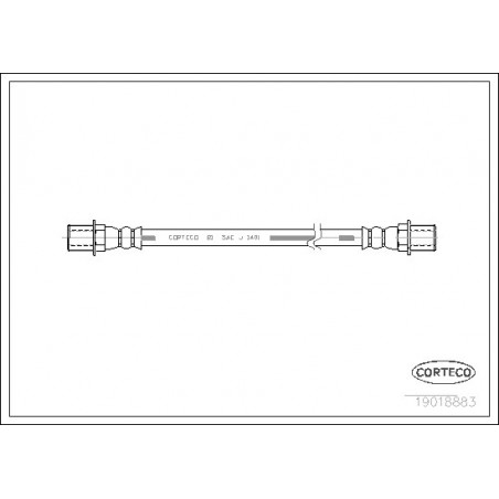 Flexible de frein CORTECO